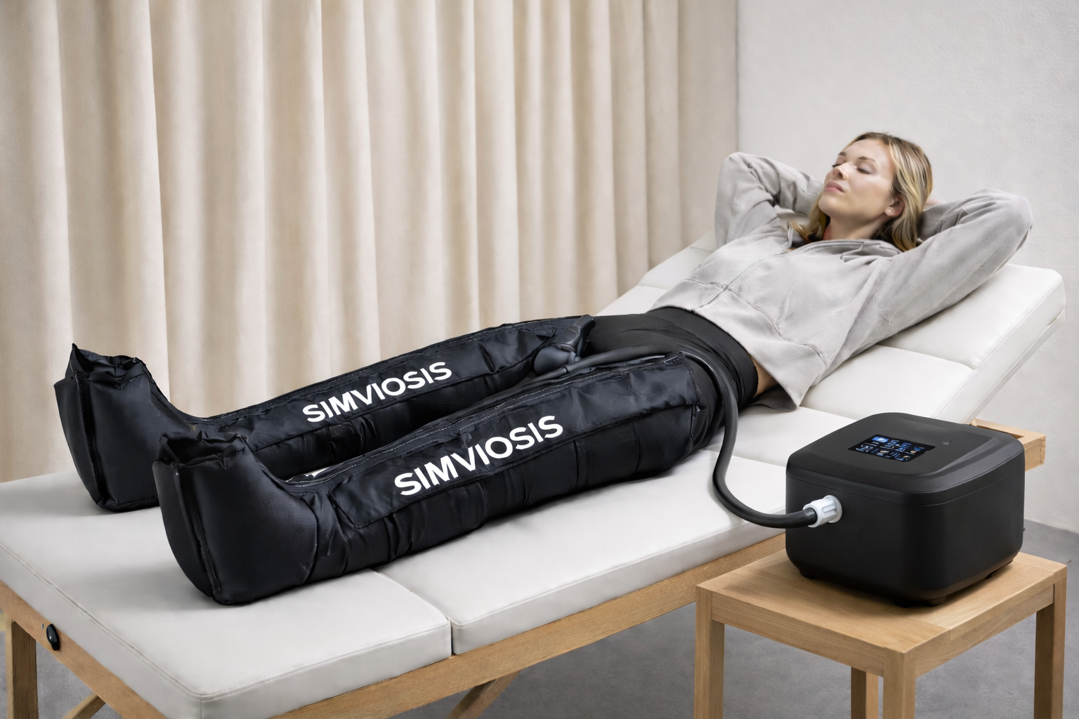 Presoterapia con frío y calor