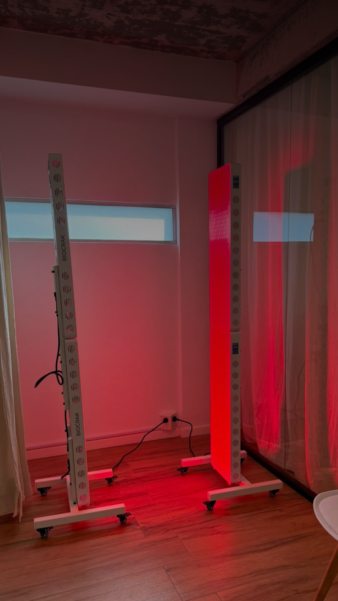 Terapia de luz roja e infrarroja